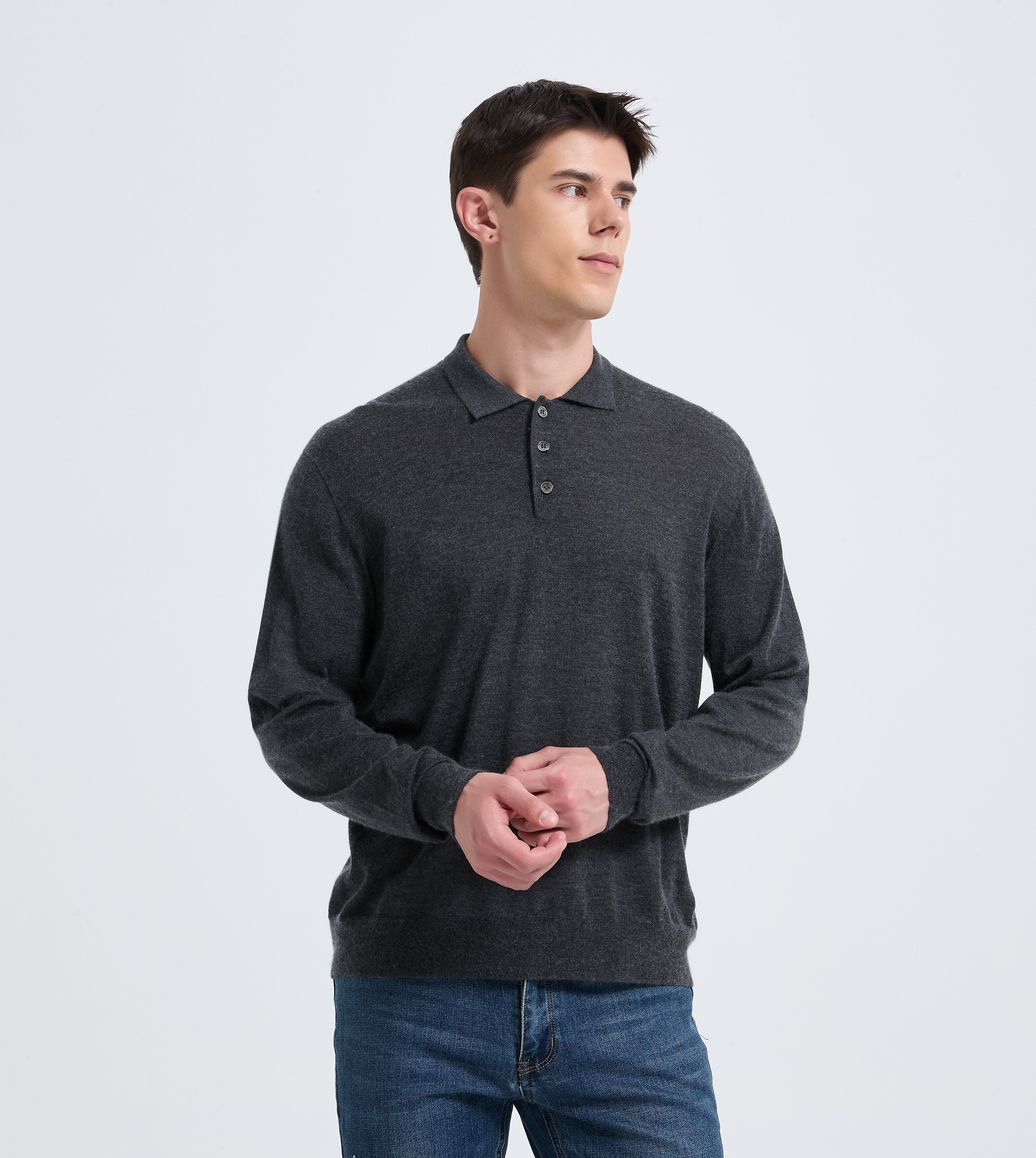 Men's Silk Cashmere Sweater