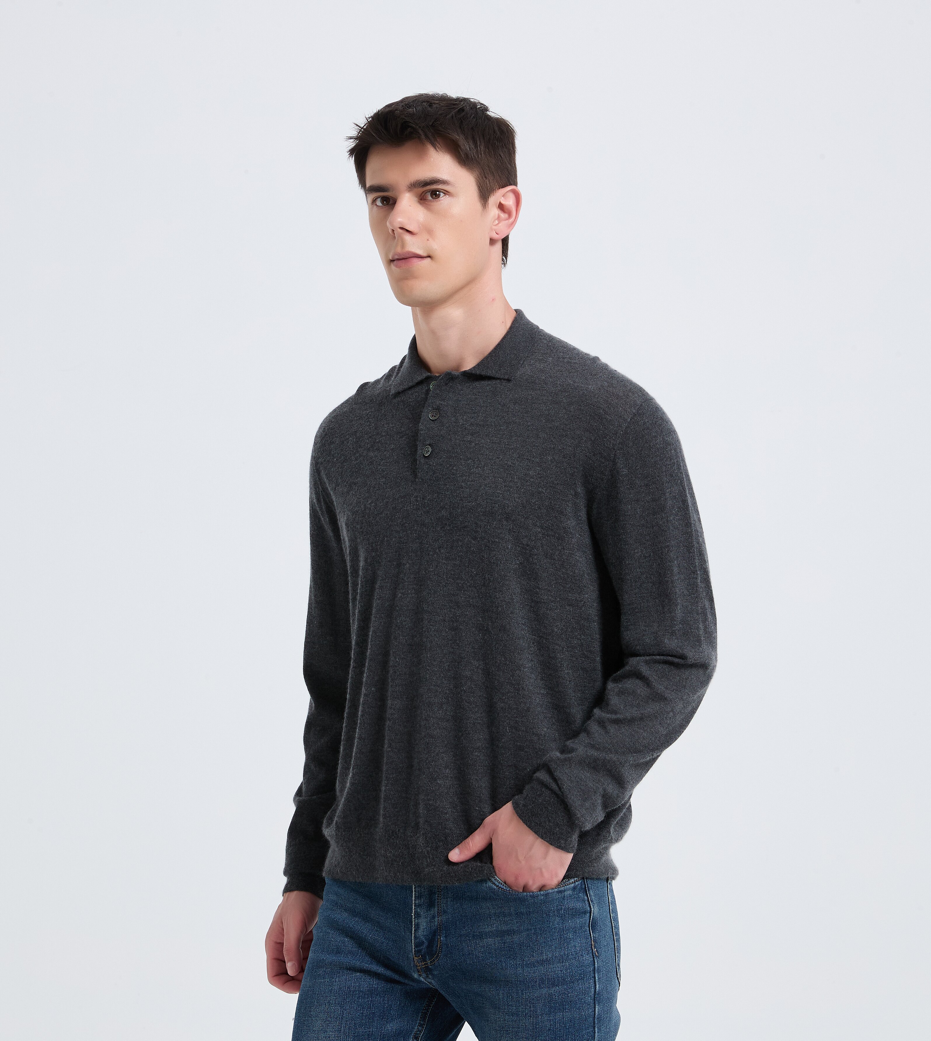 Men's Silk Cashmere Sweater