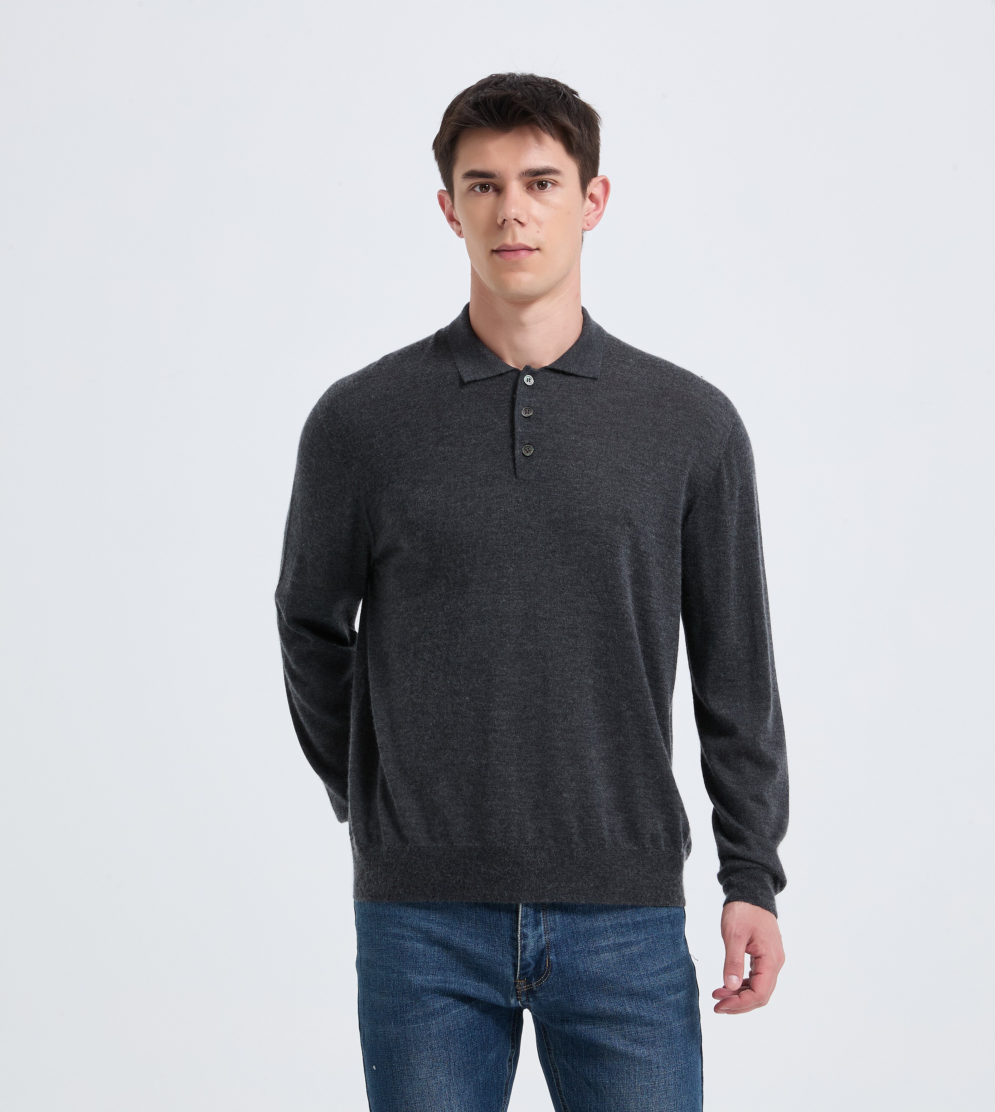 Men's Silk Cashmere Sweater