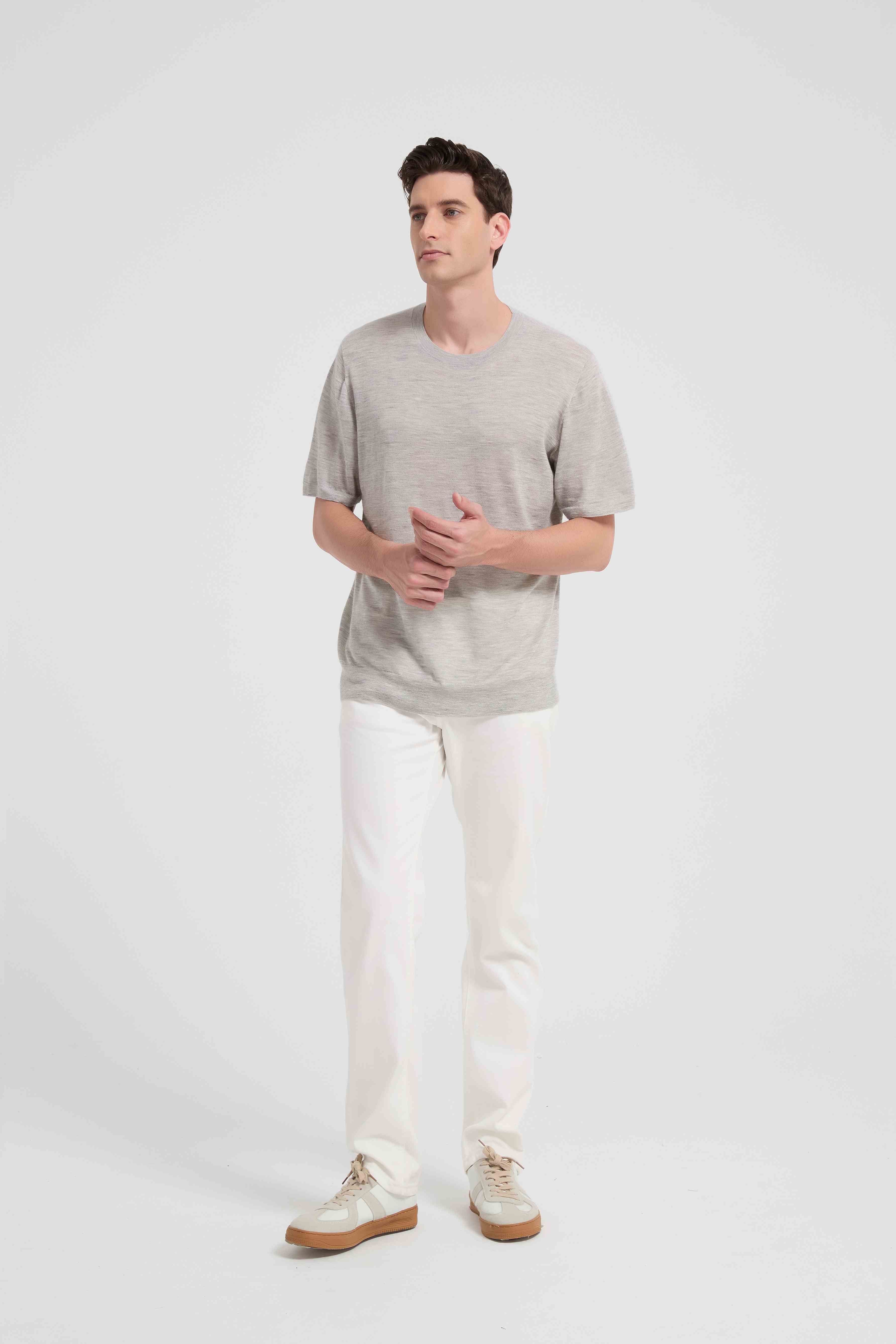 Men's Silk Cashmere Sweater