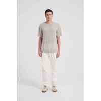 New Arrival Men's Crew Neck 100%Worsted Baby Cashmere Knitted Shirt From Chinese Supplier