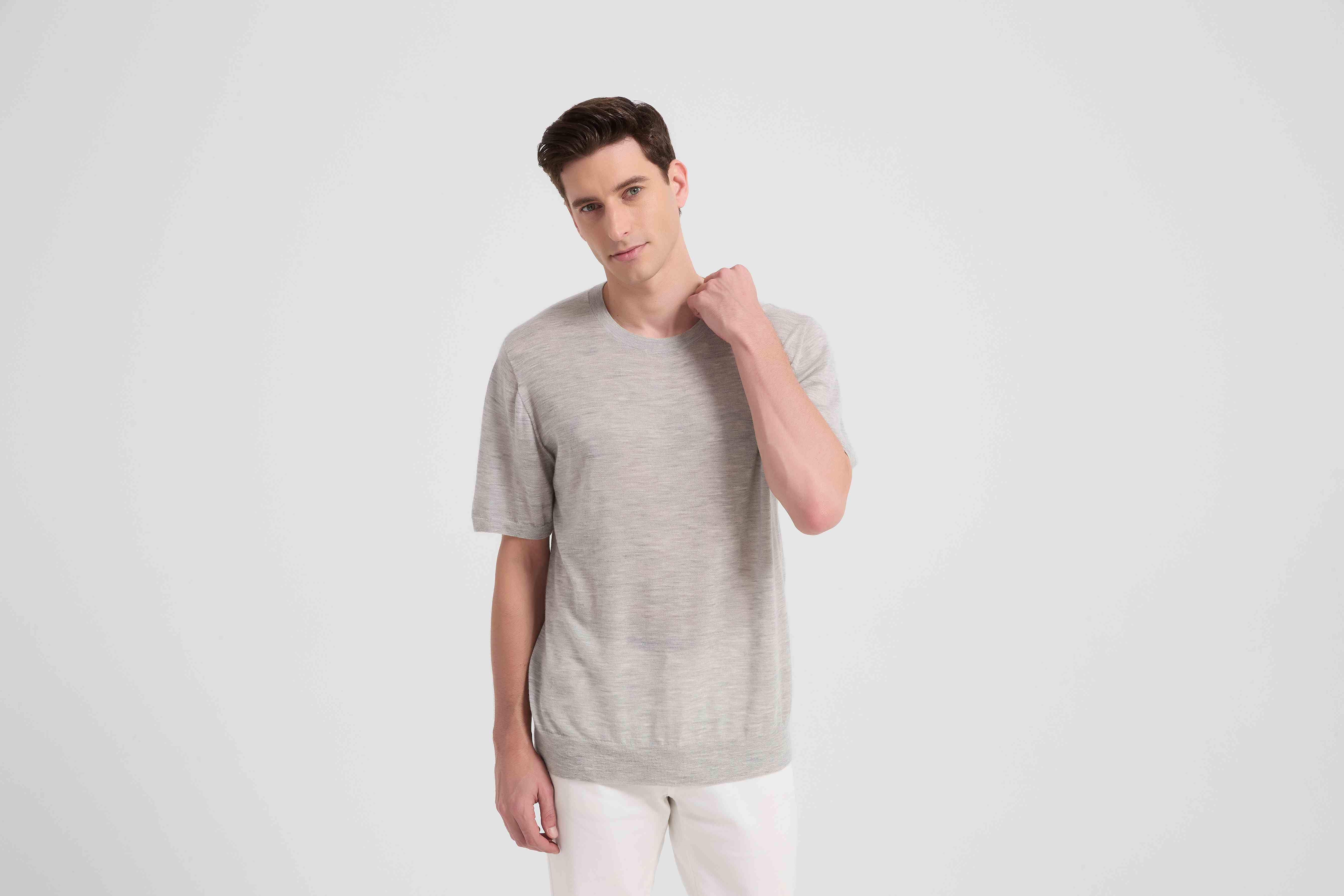 Men's Silk Cashmere Sweater