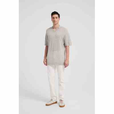 High quality men's 100%Worsted Baby cashmere pullover wholesale from China