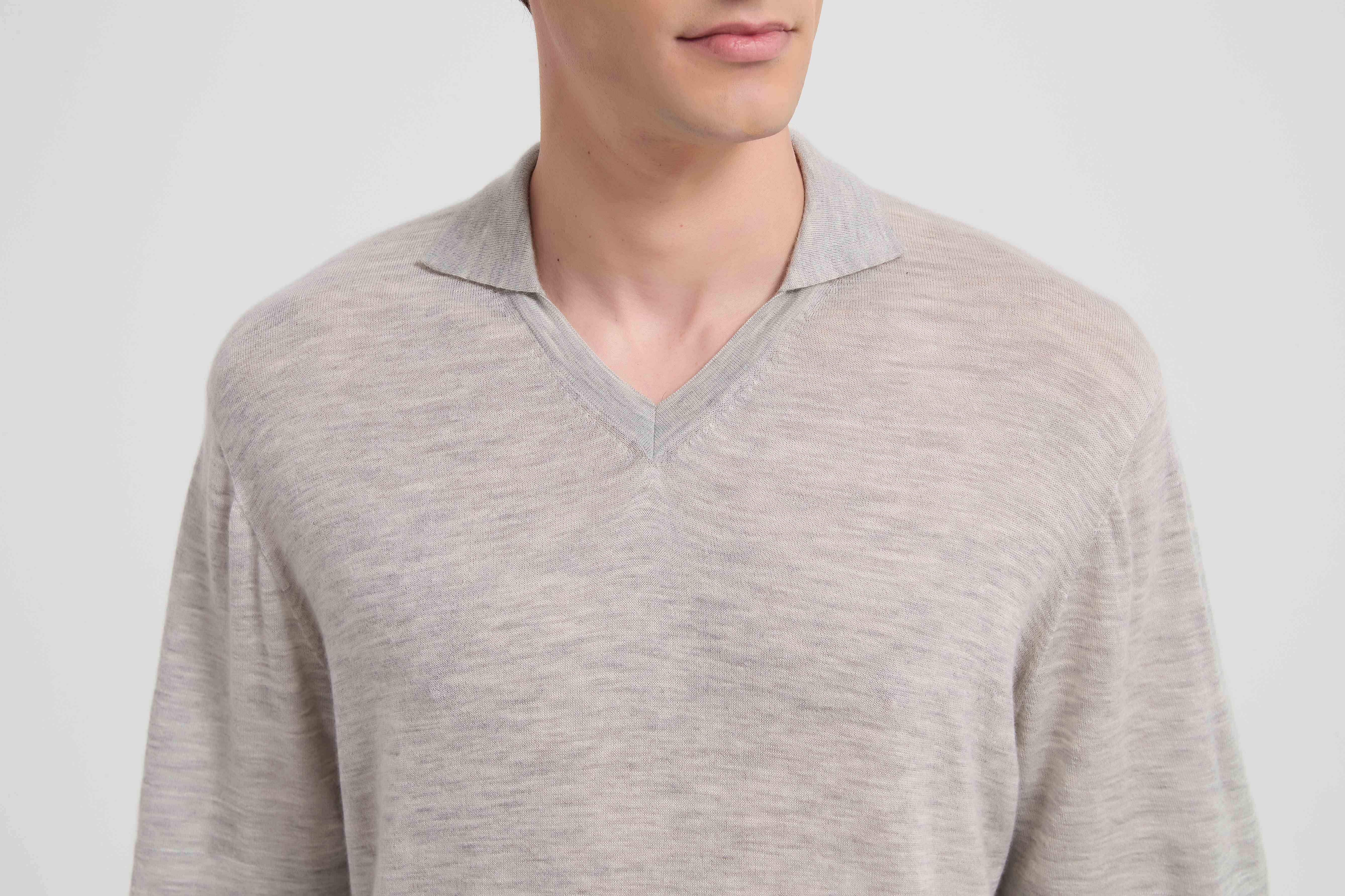 Men's Silk Cashmere Sweater