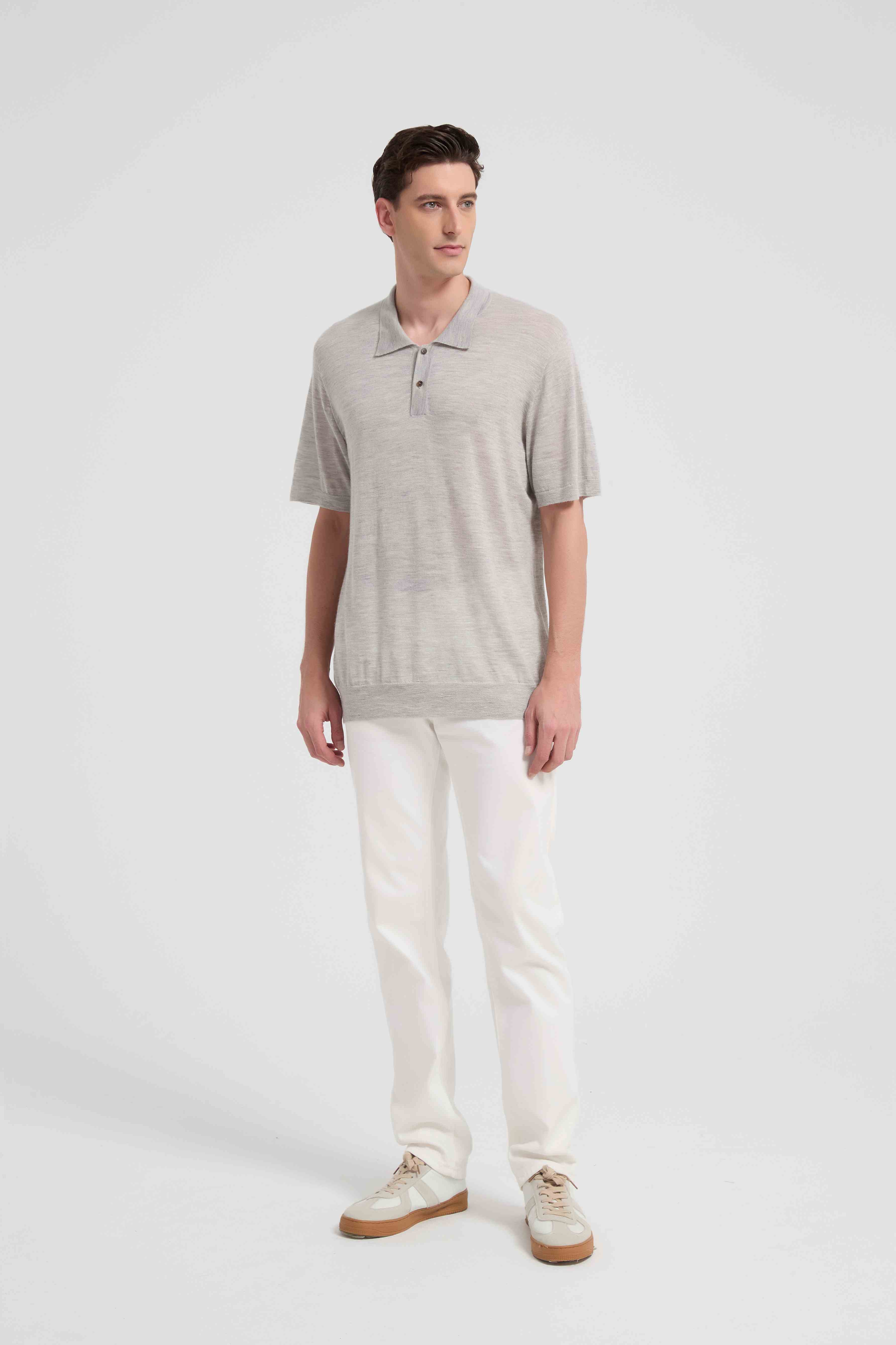 Men's Silk Cashmere Sweater
