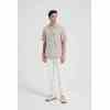 New Design ODM Man Worsted Cashmere Polo Neck Short Sleeve Sweater From China