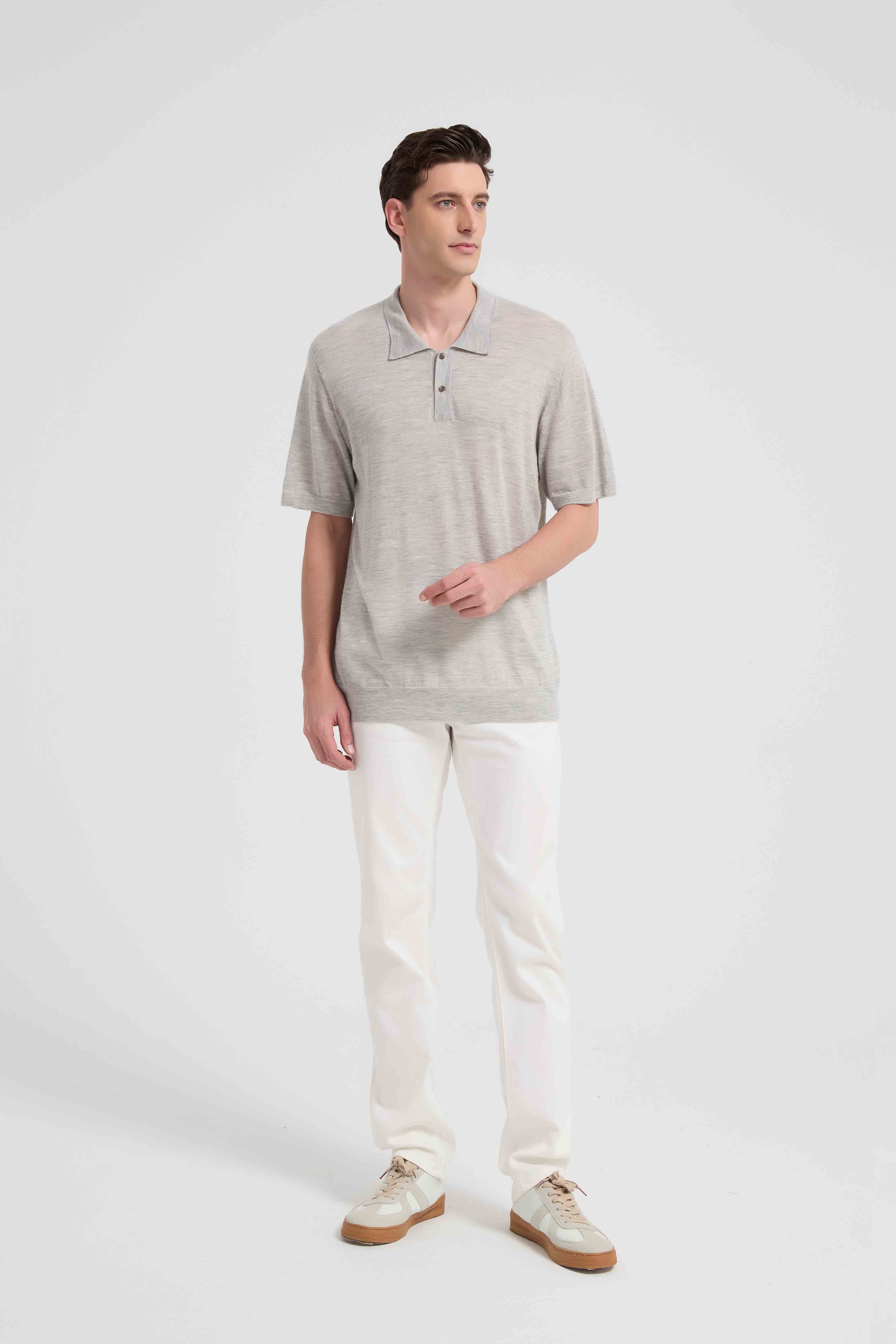 Men's Silk Cashmere Sweater