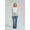 Wholesale Women 50%Cashmere 50%PVA Round Neck Sweater OEM