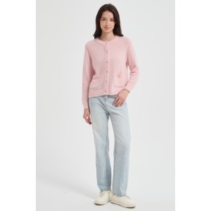 Women's Alpaca Cashmere Cardigan with pockets from Chinese Supplier