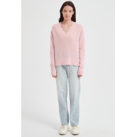 High Quality Women's Alpaca Cashmere V-Neck Sweater from China