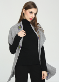 Frauen Kaschmir Strickjacke