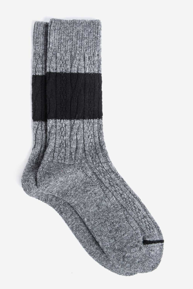 Wholesale China manufacturer one size 100% pure cashmere knitted socks ...