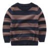 wholesale wool cashmere baby sweater with strip in two colors OEM China supplier