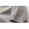 Custom design cashmere rabbit pattern grey girl cardigan sweater China vendor