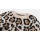 pull fille en cachemire avec pull motif léopard