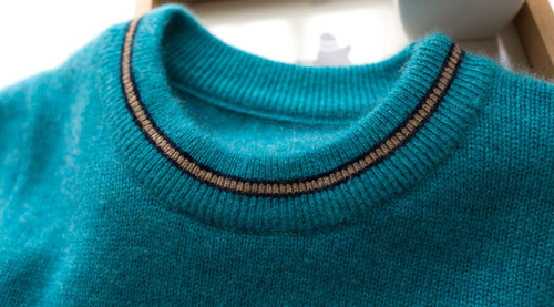 кашемировый свитер с круглым вырезом