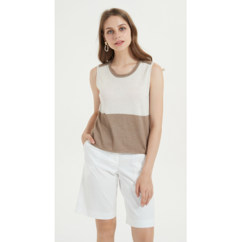 High quality wholesale women latest silk cashmere sweater with woven silk back in reasonable price