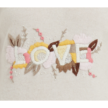 latest chinese design wholesale high quality pure cashmere sweater with traditional hand embroidery