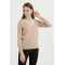 New Arrival crew neck pure cashmere women sweater with solid color for fall winter China supplier