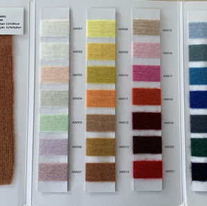 haute qualité 1 / 28nm 10% mohair 12% laine 26% acrylique 52% nylon mélange fil fantaisie