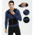OEM custom design men's cashmere thick coat knitwear with woven pockets hoodie China factory