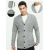 men's pure cashmere cardigan knitwear