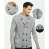 Wholesale new design men's pure cashmere coat cardigan sweater for fall winter China factorty