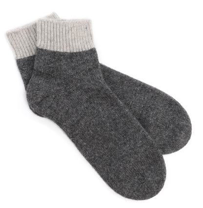 Wholesale high quality custom desig soft 100% pure cashmere socks for fall winter China vendor