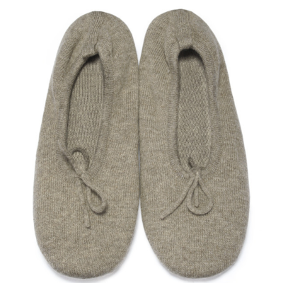 Wholesale ladies high-end luxury pure cashmere slippers