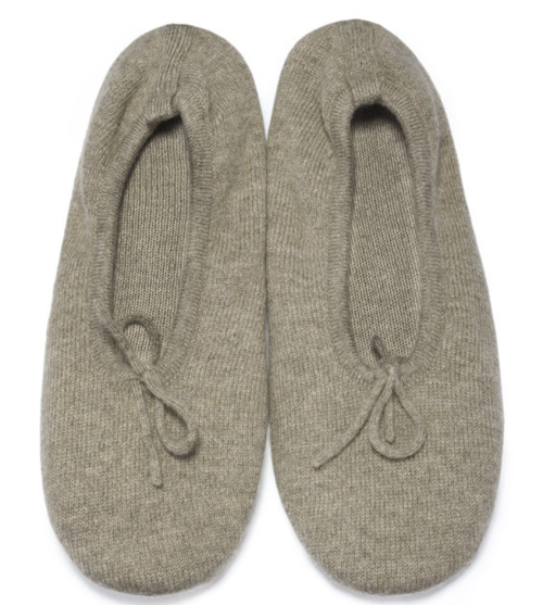 Wholesale ladies high-end luxury pure cashmere slippers