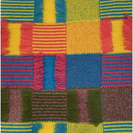 Knitted Colorful Cashmere Pattern in 100% Cashmere Yarn with new Design