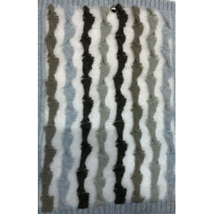 Knitted Cashmere Pattern in 100% Cashmere Yarn with new Stripes Design