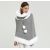 Wholesale Fashion High Quality Women Cashmere Poncho with Fur Collar