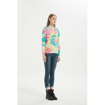 Wholesale DEC New Arrival Women Wool Cashmere Tie Dye Pullover From China Supplier