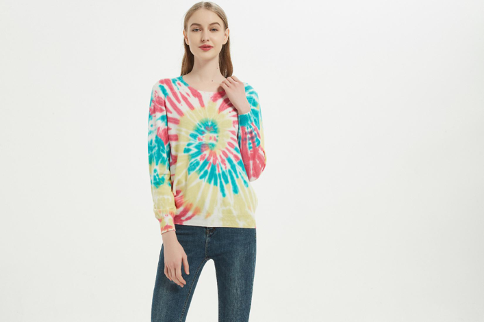 Tie Dye cashmere Pullover