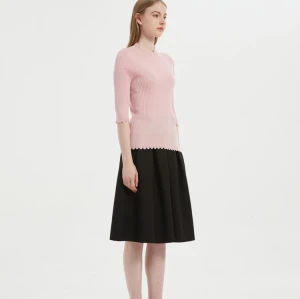 New Arrival Anti-Bacterial Silk Cashmere Women Sweater With Fashion Details From Chinese Supplier