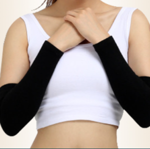 Wholesale custom new design women high quality cashmere  knitted arm warmers
