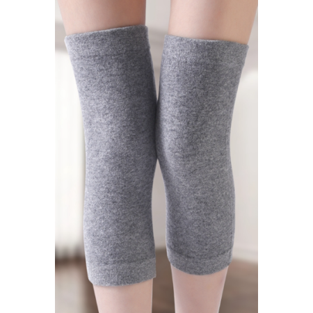 Custom design women's solid colour pure cashmere knee warmers  China Supplier