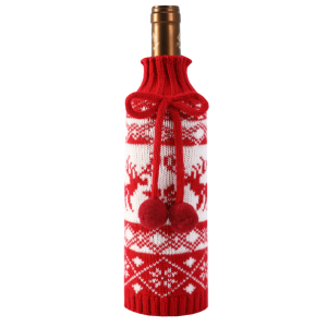 OEM Design Christmas Cashmere -Wine Bottle Cover Manufacturer from China