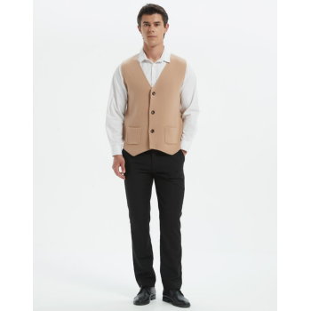 OEM mens business cashmere sweater vest wholesale from Chinese manufacturer