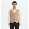 OEM mens business cashmere sweater vest wholesale from Chinese manufacturer