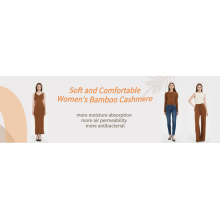Soft and comfortable women's bamboo cashmere