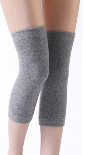 Custom design women's solid colour pure cashmere knee warmers  China Supplier