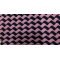 Knitted Cashmere Pattern in 100% Cashmere Yarn with new Black and Pink Stripes Design
