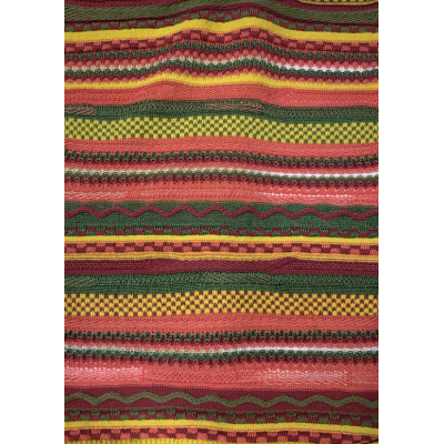 Knitted Cashmere Pattern in 100% Cashmere Yarn with new Stripes Design from china