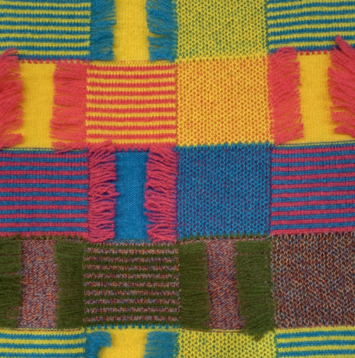 Knitted Colorful Cashmere Pattern in 100% Cashmere Yarn with new Design