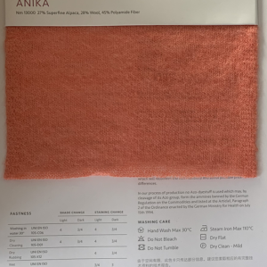 Sustainable Luxury 27%Superfine Alpaca 28%Wool 45%Polyamide Fiber Fancy Yarn Nm13000