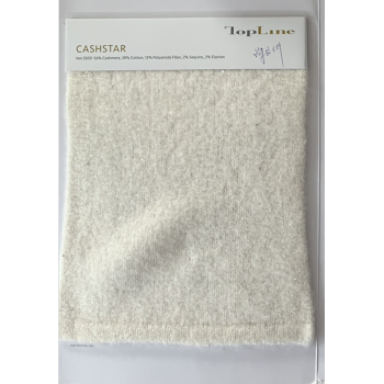 sustainable luxury 56%cashmere 28%cotton 12%polyamide fiber 2%sequins 2%elastan fancy yarn