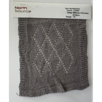 latest fashion high quality new fancy yarn in the quality of 1/6nm 39%linen 31%cotton 30%nylon