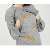 Wholesale fashion design women 100% pure cashmere scarf in solid color China manufacturer